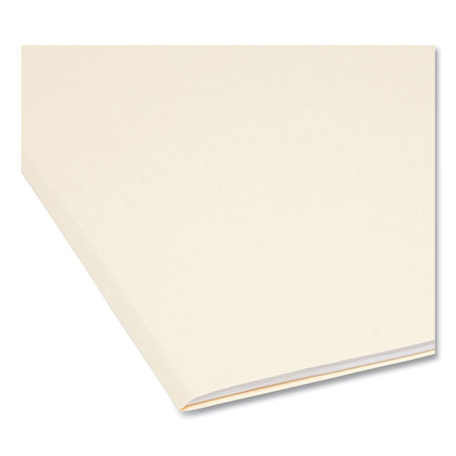 Top Tab File Folders With Antimicrobial Product Protection, 1/3-cut Tabs: Assorted, Letter, 0.75" Expansion, Manila, 100/box