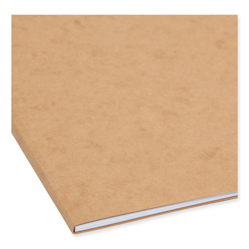 Top Tab Fastener Folders, Guide-height 2/5-cut Tabs, 0.75" Expansion, 2 Fasteners, Legal Size, 17-pt Kraft, 50/box