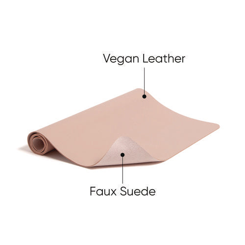 Vegan Leather Desk Pads, 31.5 X 15.7, Light Pink