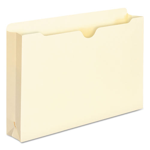 Manila File Jackets, 1-ply Straight Tab, Legal Size, Manila, 50/box