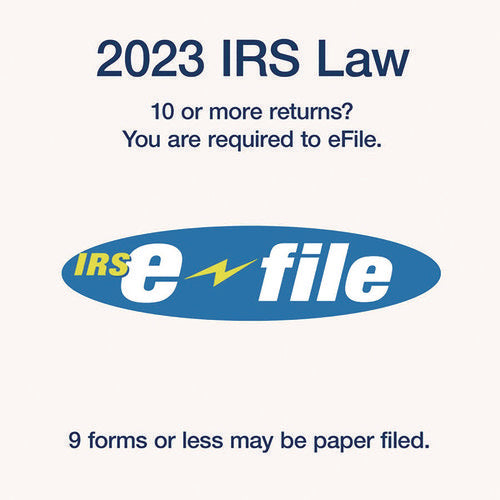 4-part W-2 Continuous Feed Tax Forms, Fiscal Year: 2024, Four-part Carbonless, 5.5 X 8.5, 2 Forms/sheet, 24 Forms Total