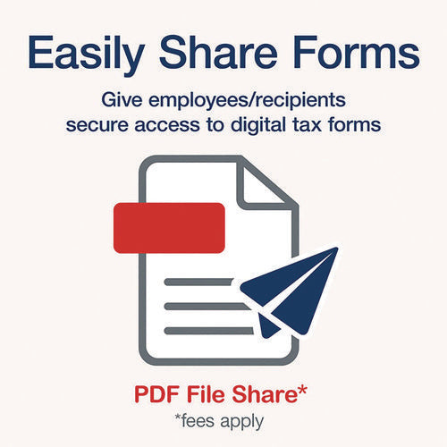 6-part W-2 Tax Form Kit With Security Envelopes And Tax Forms Helper, 2024, 8 X 5.5, 2 Forms/sheet, 10 Forms Total