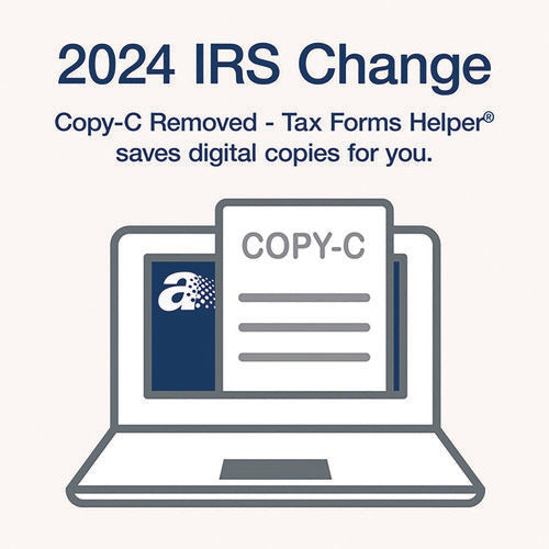 4-part 1099-div Tax Forms With Tax Forms Helper, Fiscal Year: 2024, 4-part Carbonless, 8 X 5.5, 2 Forms/sheet, 24 Forms Total