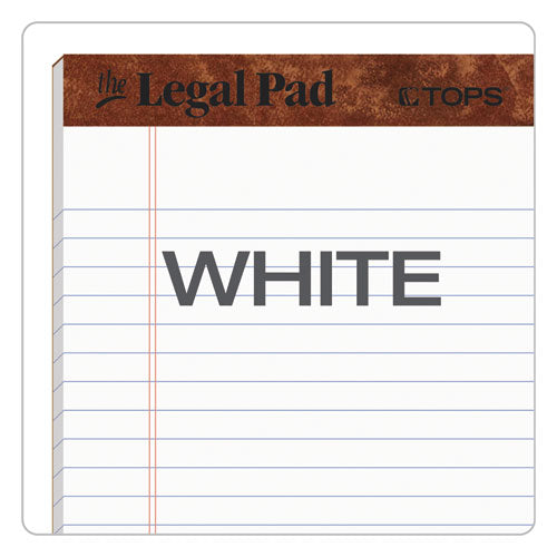 "the Legal Pad" Ruled Perforated Pads, Wide/legal Rule, 50 White 8.5 X 14 Sheets, Dozen