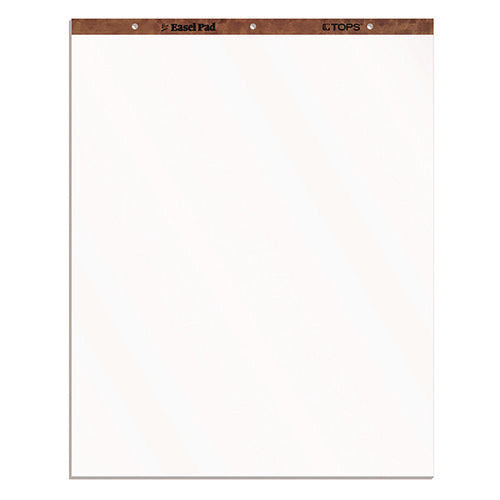 Easel Pads, Unruled, 27 X 34, White, 50 Sheets, 2/carton