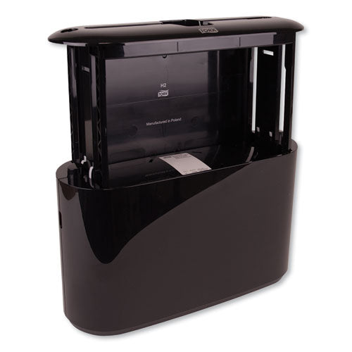 Xpress Countertop Towel Dispenser, 12.68 X 4.56 X 7.92, Black