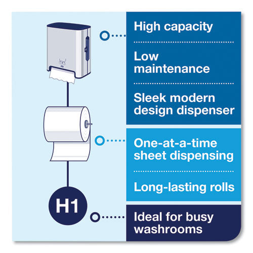 Image Design Matic Hand Towel Roll Dispenser, 13.58 X 8.07 X 15.75, Stainless Steel