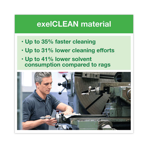 Industrial Cleaning Cloths, 1-ply, 16.34 X 14, Gray, 210 Wipes/box