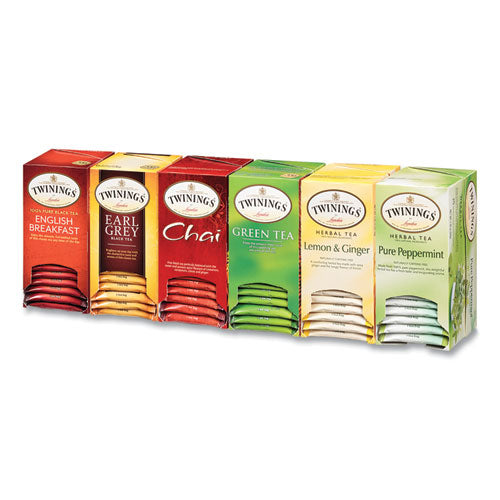 Tea Bags, Assorted, 25/box