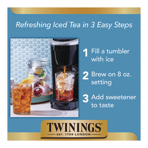 Iced Tea K-cups, Unsweetened Black, 24/box