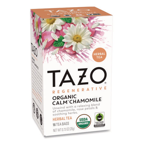 Tea Bags, Organic Calm Camomile, 16/box