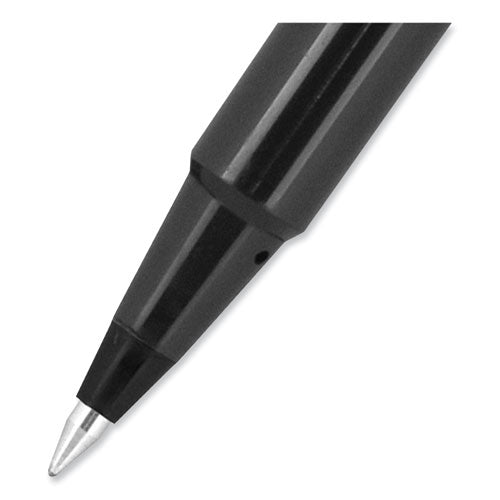 Roller Ball Pen, Stick, Extra-fine 0.5 Mm, Black Ink, Black Barrel, 36/pack