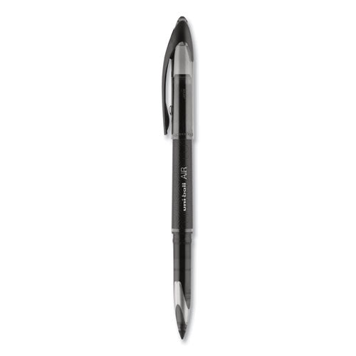 Air Porous Gel Pen, Stick, Medium 0.7 Mm, Black Ink, Black Barrel, 3/pack