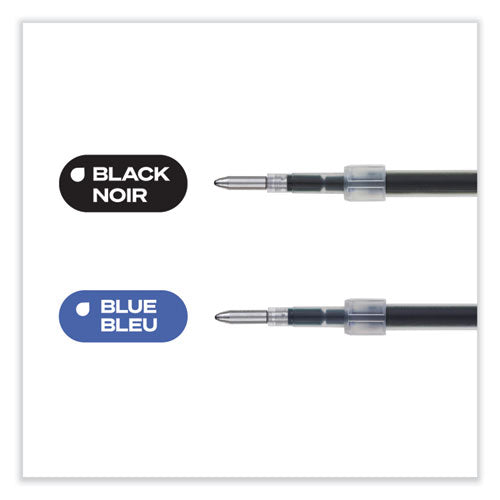 Refill For Jetstream Rt Pens, Bold Conical Tip, Black Ink, 2/pack