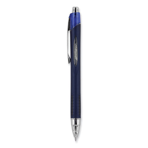 Jetstream Retractable Hybrid Gel Pen, Fine 0.7 Mm, Blue Ink, Blue/silver Barrel