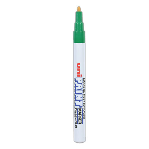 Permanent Marker, Fine Bullet Tip, Green