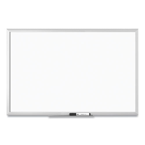 Melamine Dry Erase Board, 36" X 24" (actual Size: 35" X 23"), White Surface, Satin Aluminum Frame