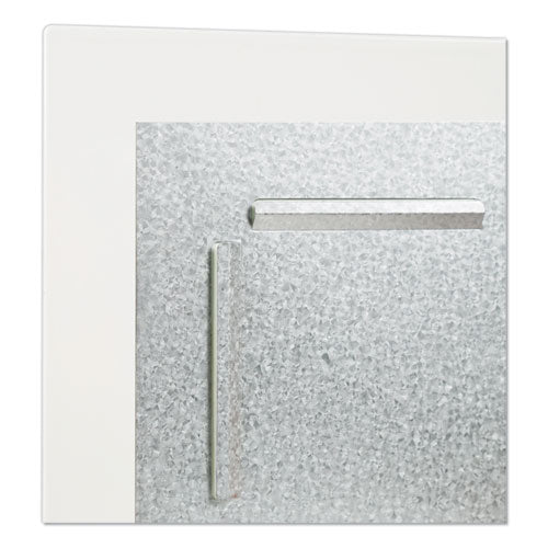 Floating Glass Ghost Grid Dry Erase Board, 48" X 36" (actual Size: 47" X 35"), White Surface