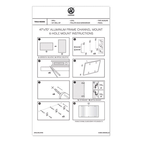 Pinit Magnetic Dry Erase Board, 72" X 48" (actual Size: 70" X 47"), White Surface, Satin Aluminum Frame