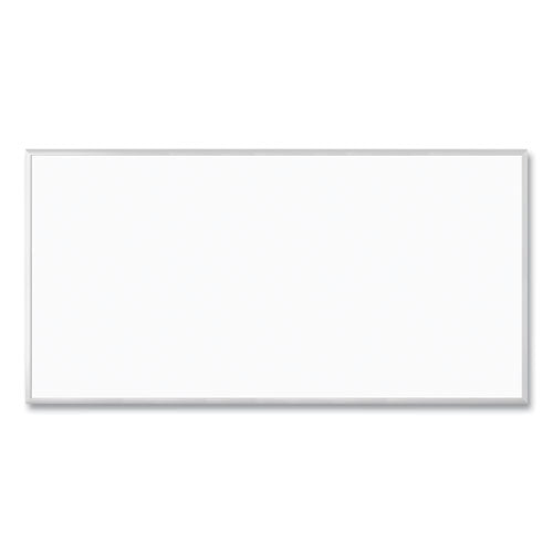 Magnetic Dry Erase Board With Aluminum Frame, (actual Size: 95" X 47"), White Surface, Satin Aluminum Frame