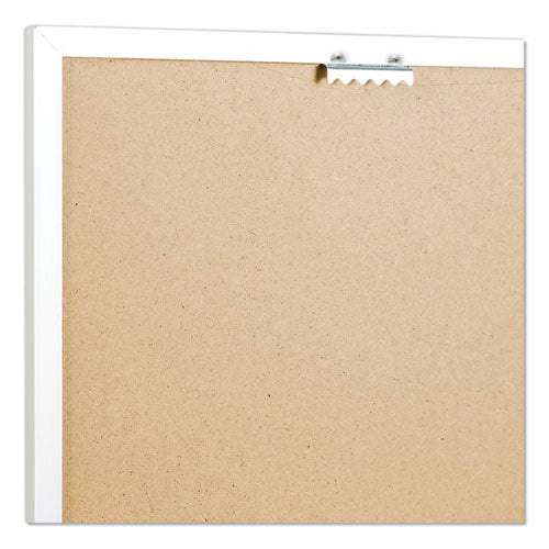 Magnetic Dry Erase Board, 20" X 16", White Surface, Satin Aluminum Frame