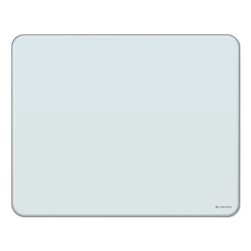 Cubicle Glass Dry Erase Board, 20" X 16", White Surface