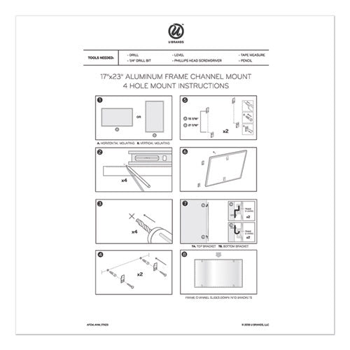 4n1 Magnetic Dry Erase Combo Board, Week/month Planning, 36 X 24 (actual Size: 35 X 23), Tan/wh Surface, Satin Aluminum Frame