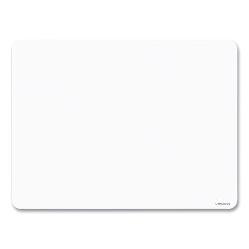 Double-sided Dry Erase Lap Board, 12" X 9", White Surface, 10/pack