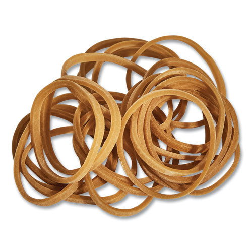 Rubber Bands, Size 10, 0.04" Gauge, Beige, 1 Lb Box, 3,400/pack