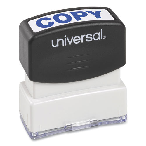 Message Stamp, Copy, Pre-inked One-color, Blue