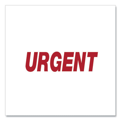 Message Stamp, Urgent, Pre-inked One-color, Red