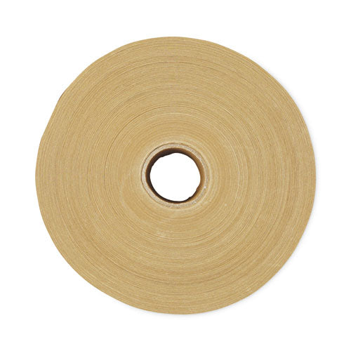 Gummed Kraft Sealing Tape, 3" Core, 3" X 600 Ft, Brown, 10/carton