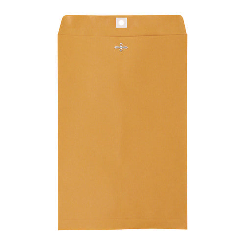 Kraft Clasp Envelope, #98, Square Flap, Clasp/gummed Closure, 10 X 15, Brown Kraft, 100/box