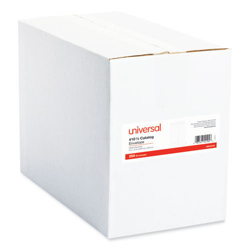 Catalog Envelope, 24 Lb Bond Weight Paper, #10 1/2, Square Flap, Gummed Closure, 9 X 12, White, 250/box