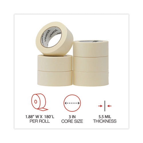 General-purpose Masking Tape, 3" Core, 48 Mm X 54.8 M, Beige, 24/carton