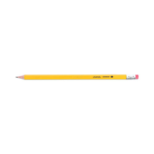 #2 Pre-sharpened Woodcase Pencil, Hb (#2), Black Lead, Yellow Barrel, 72/pack