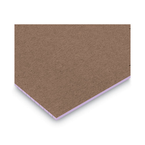 Perforated Ruled Writing Pads, Narrow Rule, Red Headband, 50 Assorted Pastels 5 X 8 Sheets, 6/pack