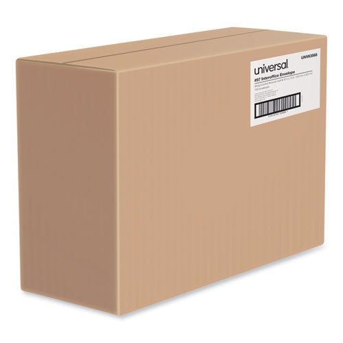 Light Brown Kraft String/button Interoffice Envelope, #97, Two-sided Five-column Format, 10 X 13, Light Brown Kraft, 100/box