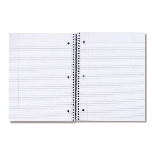 Wirebound Notebook, 3-subject, Medium/college Rule, Black Cover, (120) 11 X 8.5 Sheets