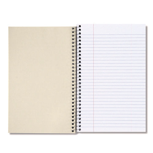 Wirebound Notebook, 3-subject, Medium/college Rule, Black Cover, (120) 9.5 X 6 Sheets