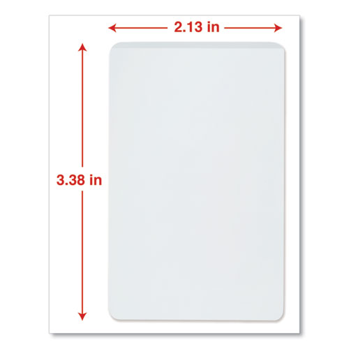 Laminating Pouches, 5 Mil, 2.13" X 3.38", Gloss Clear, 25/pack