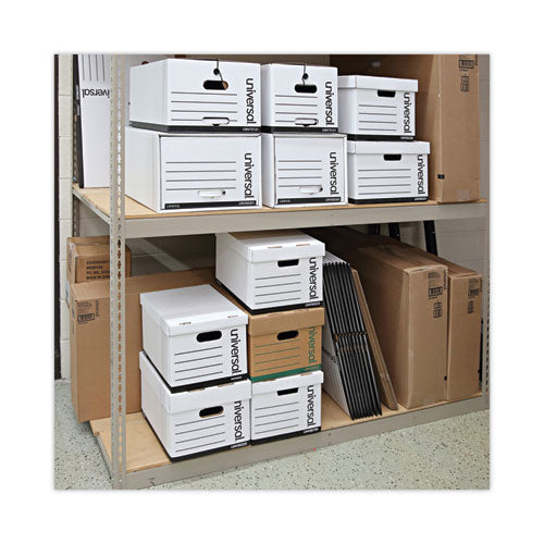 Professional-grade Heavy-duty Storage Boxes, Letter/legal Files, White, 12/carton