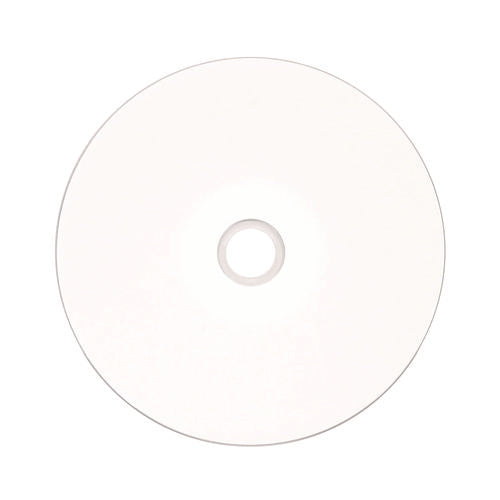 Cd-r Printable Recordable Disc, 700 Mb/80 Min, 52x, Spindle, White, 100/pack