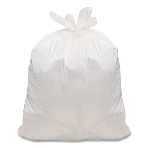 Super Value Pack Can Liners, 8 Gal, 0.6 Mil, 22" X 24", White, 130/box