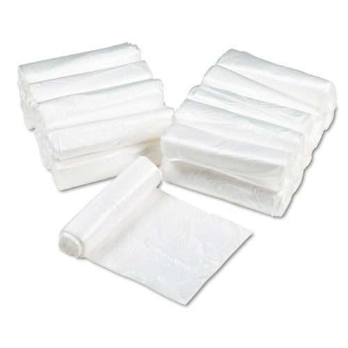 Can Liners, 33 Gal, 11 Mic, 33" X 40", Natural, 25 Bags/roll, 20 Rolls/carton