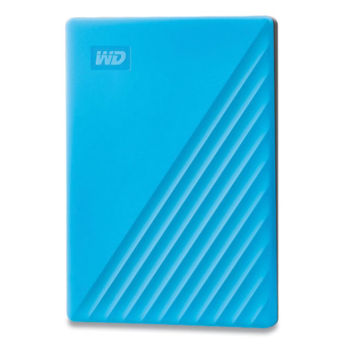 My Passport External Hard Drive, 2 Tb, Usb 3.2, Sky Blue