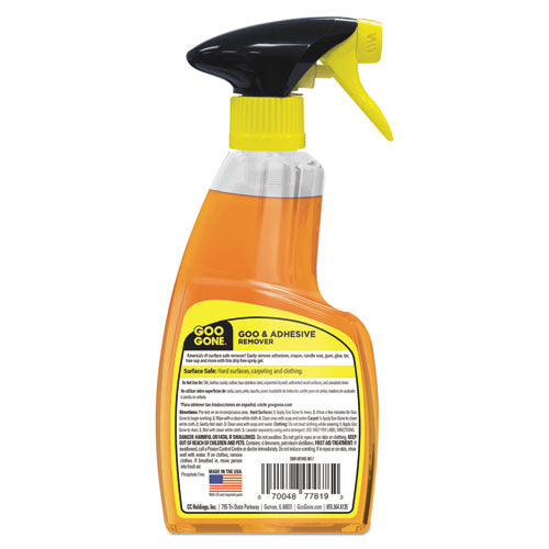 Spray Gel Cleaner, Citrus Scent, 12 Oz Spray Bottle