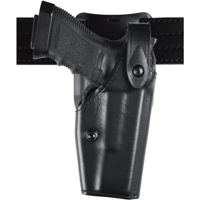 Model 6285 SLS Low-Ride, Level II Retention Duty Holster for Glock 17 Gens 1-4 Dual Magazine Release