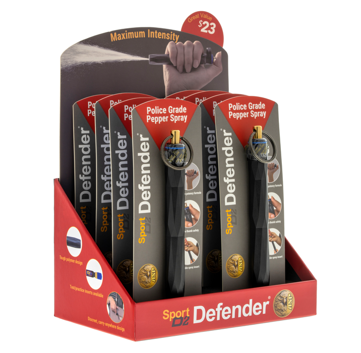 Sport Defender Oc Spray 8 Piece Display