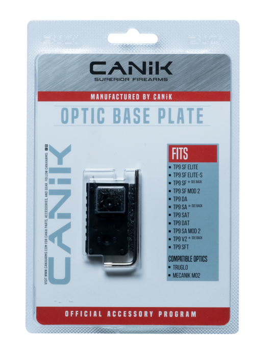 Optic Base Plate (b) For Non-optic Ready Pistols